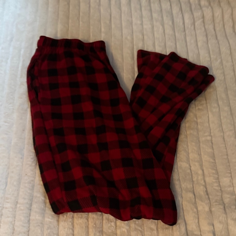 Cozy Red and Black Plaid Pajama Pants
